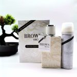 Brown Orchid - White